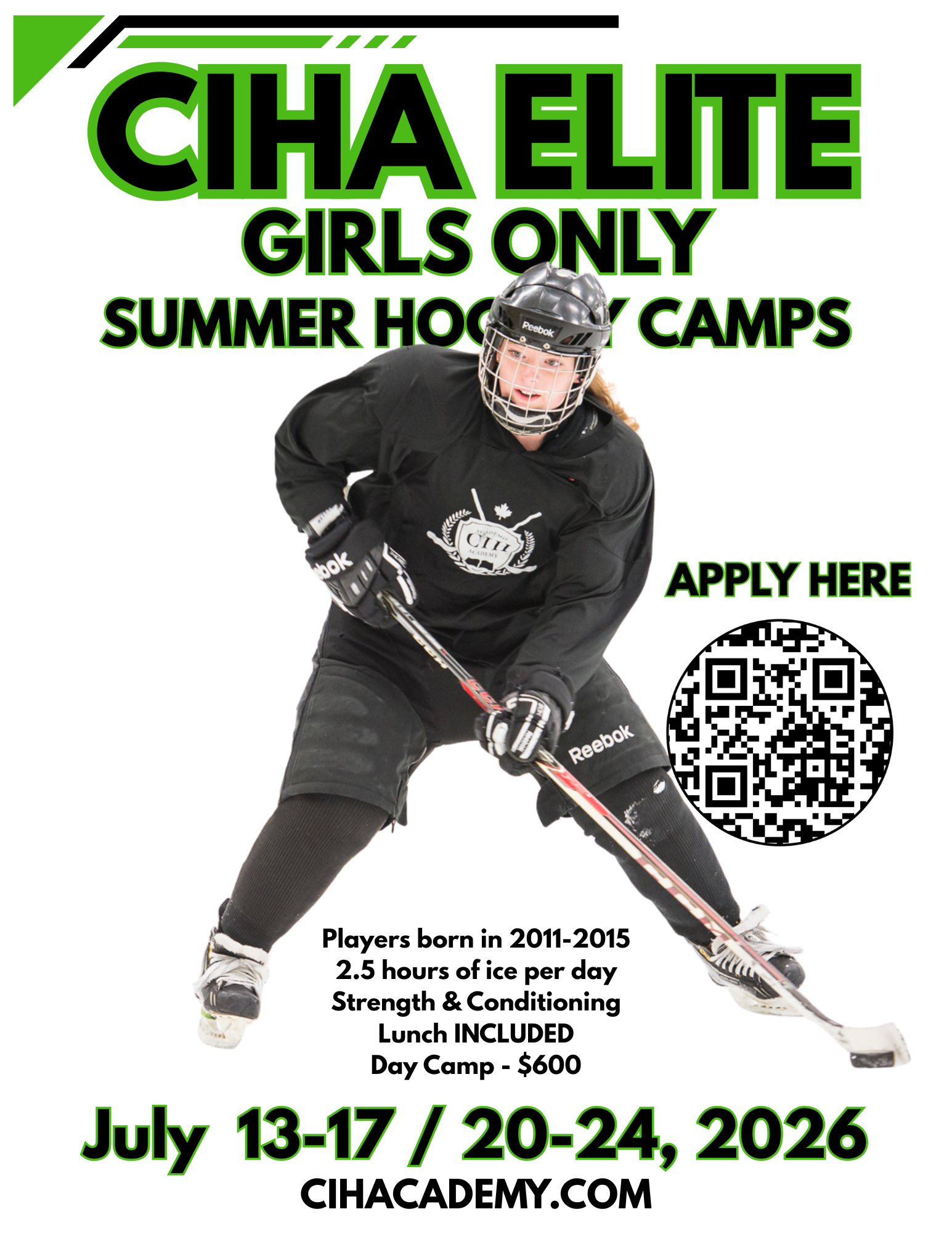 Girls Summer Camp Poster
